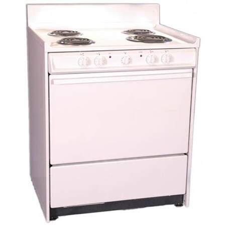 Brown Brown - WEM210 - 30 Inch - Electric Range - Props Racks - Storage - White WEM210